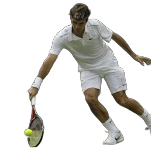 photorealistic, 3d render, tennis, player transparent PNG cut-out