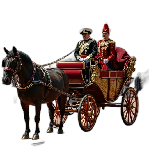 staff, car, crown, hat transparent PNG cut-out