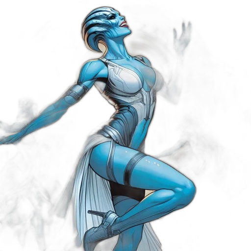 concept art, comic book art, fantasy art, 3d render transparent PNG cut-out