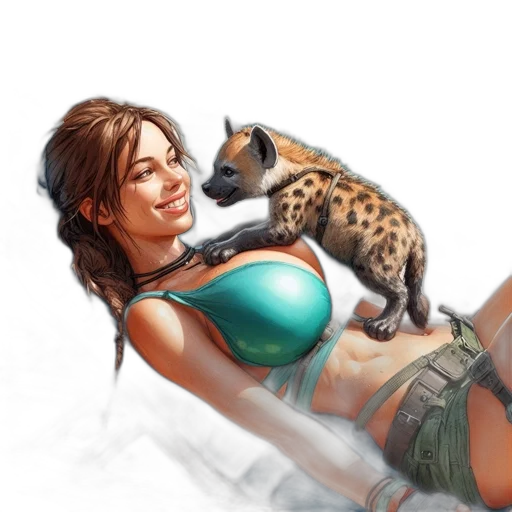animal, fantasy art, concept art, photorealistic transparent PNG cut-out