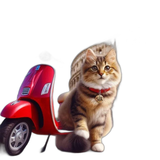 car, animal, robot, photorealistic transparent PNG cut-out