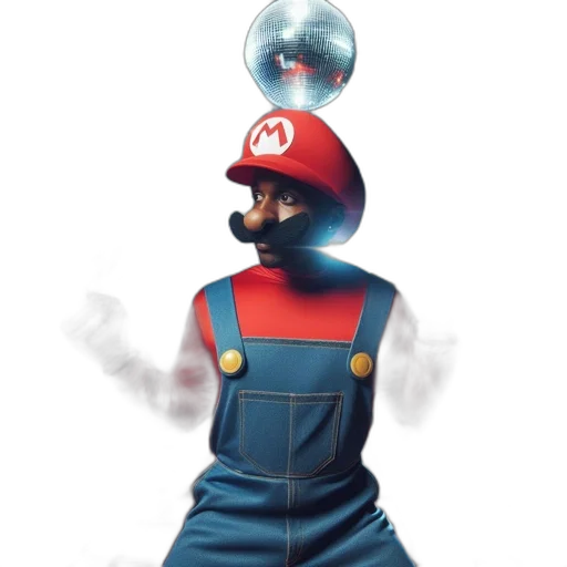 mask, hat, staff, dress transparent PNG cut-out