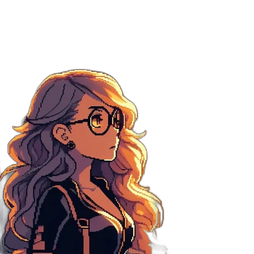 dress, jacket, hair, face transparent PNG cut-out