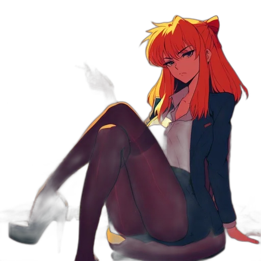jacket, staff, dress, weapon transparent PNG cut-out