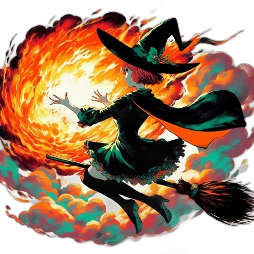 dragon, staff, fantasy art, concept art transparent PNG cut-out