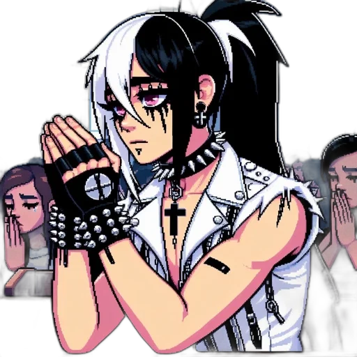 concept art, comic book art, anime, cartoon transparent PNG cut-out