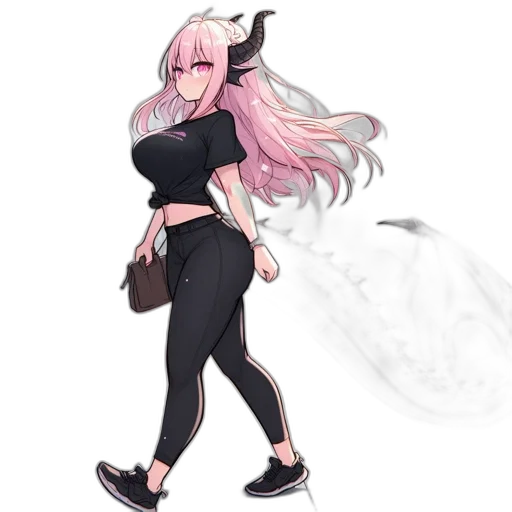 dragon, staff, dress, creature transparent PNG cut-out