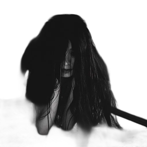 mask, hair, creature, face transparent PNG cut-out