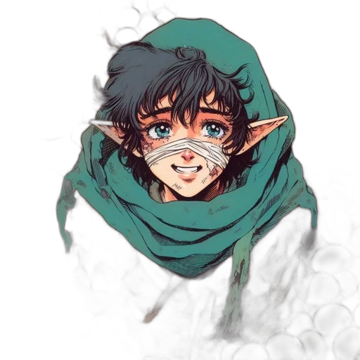 mask, dragon, face, flower transparent PNG cut-out