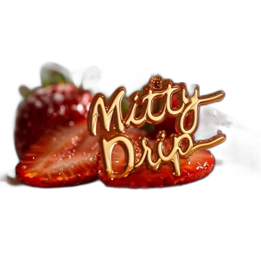 food, 3d render, close-up, golden transparent PNG cut-out