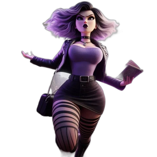 dress, staff, concept art, 3d render transparent PNG cut-out