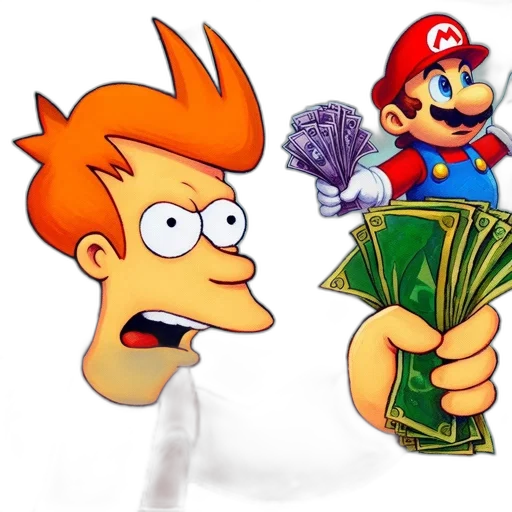 concept art, 3d render, pixel art, fry transparent PNG cut-out