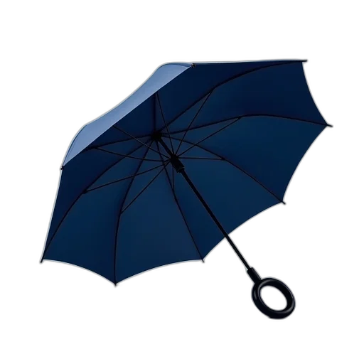 umbrella, staff, 3d render, rain transparent PNG cut-out