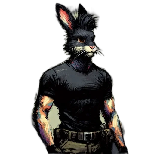 animal, staff, mask, pixel art transparent PNG cut-out