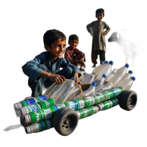 weapon, car, bottle, robot transparent PNG cut-out
