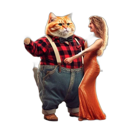 dress, animal, creature, robot transparent PNG cut-out