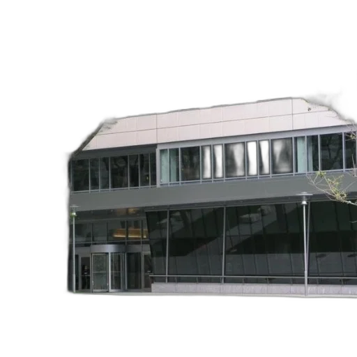 building, car, staff, 3d render transparent PNG cut-out