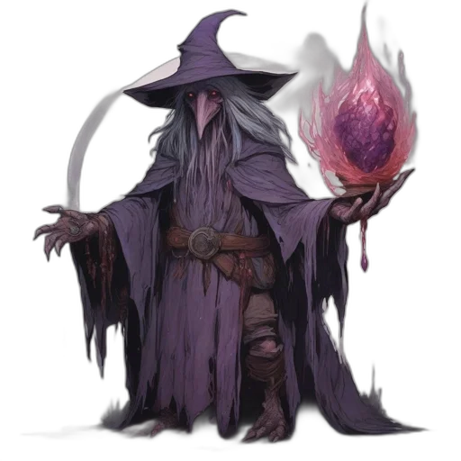 staff, mask, creature, hat transparent PNG cut-out