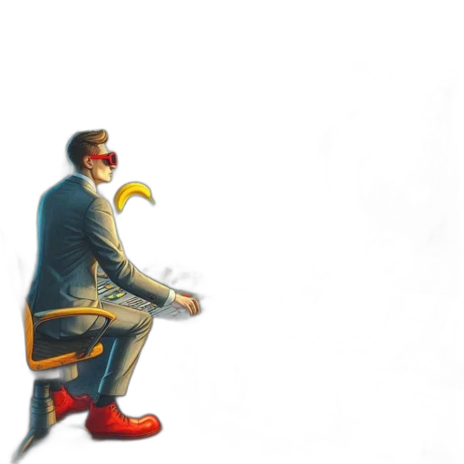 mask, staff, jacket, robot transparent PNG cut-out