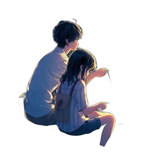 watercolor, anime, concept art, pixel art transparent PNG cut-out