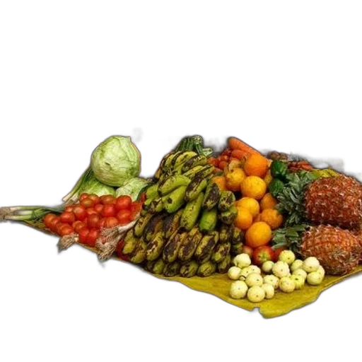 food, crown, photorealistic, vibrant transparent PNG cut-out