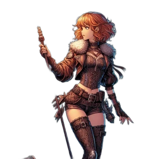 staff, sword, weapon, dress transparent PNG cut-out