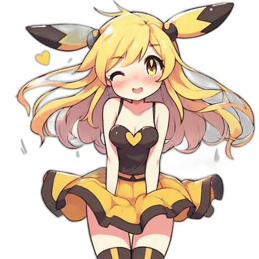 dress, creature, animal, staff transparent PNG cut-out