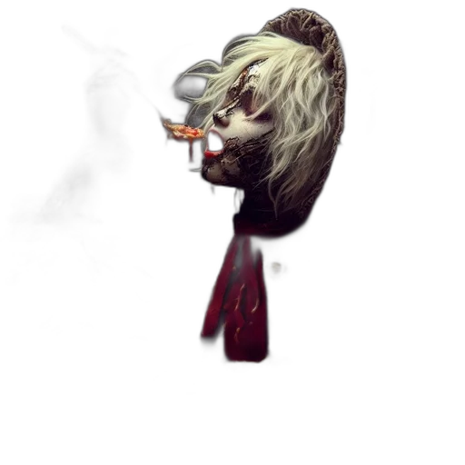 mask, face, staff, creature transparent PNG cut-out