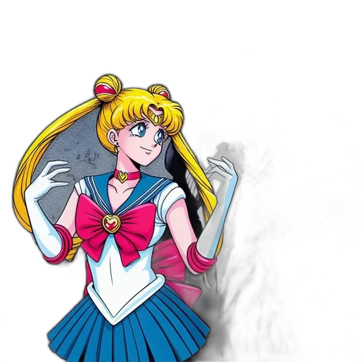 dress, staff, anime, cartoon transparent PNG cut-out