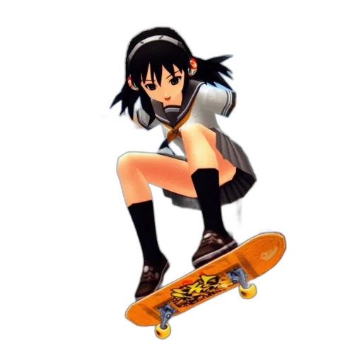 anime, 3d render, concept art, pixel art transparent PNG cut-out