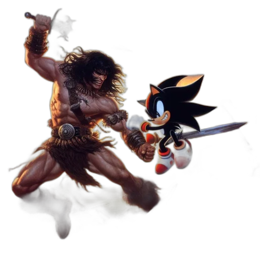 concept art, fantasy art, comic book art, pixel art transparent PNG cut-out