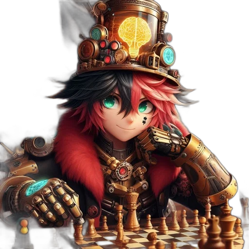 crown, weapon, staff, robot transparent PNG cut-out