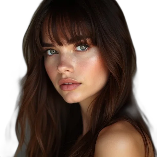 face, hair, hat, jewelry transparent PNG cut-out