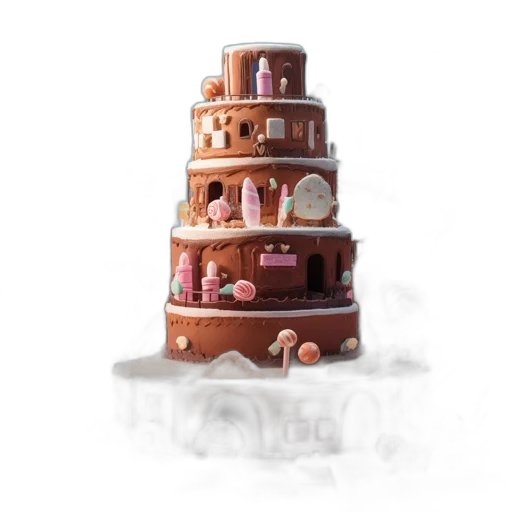 food, crown, jewelry, 3d render transparent PNG cut-out