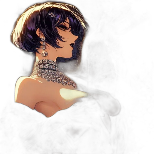 mask, dress, jewelry, face transparent PNG cut-out