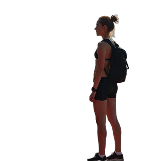 jacket, dress, staff, face transparent PNG cut-out