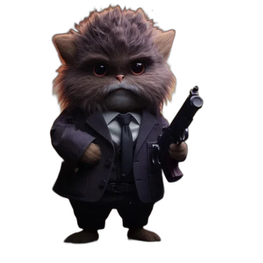 staff, animal, concept art, 3d render transparent PNG cut-out
