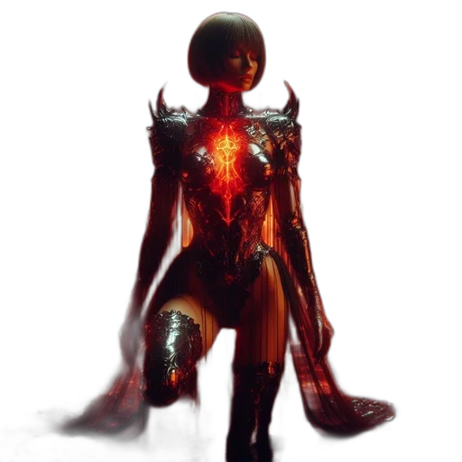robot, mask, sword, staff transparent PNG cut-out