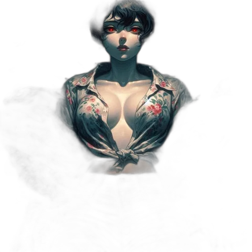 dress, mask, jewelry, face transparent PNG cut-out
