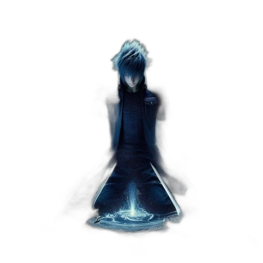 dress, mask, creature, staff transparent PNG cut-out