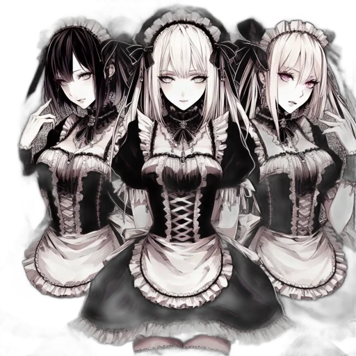 crown, dress, staff, anime transparent PNG cut-out