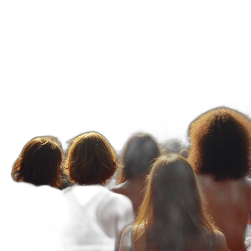 hair, staff, view, 1970 transparent PNG cut-out
