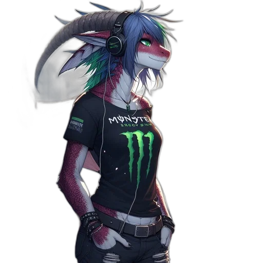 dragon, jacket, creature, animal transparent PNG cut-out