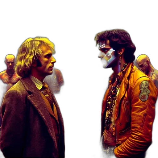 jacket, mask, face, comic book art transparent PNG cut-out