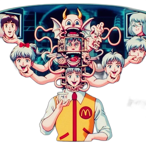 crown, robot, staff, umbrella transparent PNG cut-out