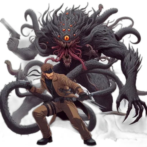 creature, concept art, fantasy art, comic book art transparent PNG cut-out