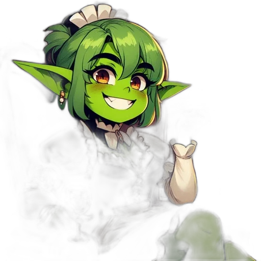 staff, dragon, mask, fantasy art transparent PNG cut-out