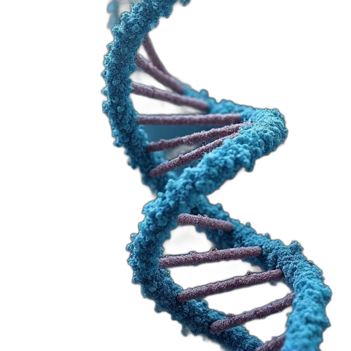 3d render, degradation, mrna, can transparent PNG cut-out