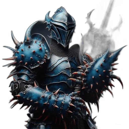 dragon, sword, mask, staff transparent PNG cut-out