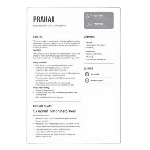 professional, manager, resume, template transparent PNG cut-out